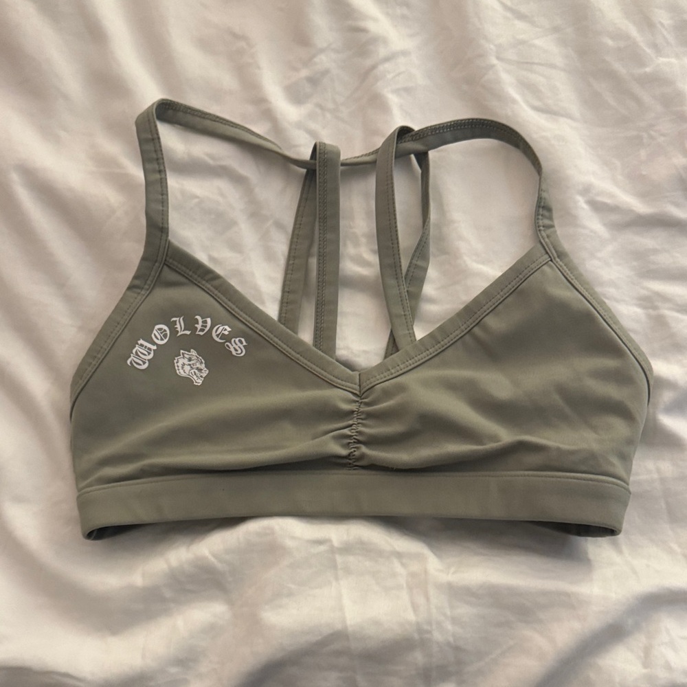 Darc Sport Olive Strappy Sports Bra